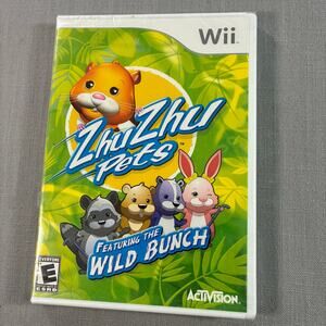 Factory Sealed Zhu Zhu Pets Featuring The Wild Bunch Nintendo Wii Game New